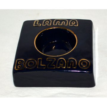 RARO POSACENERE CERAMICA 1940 LAMA BOLZANO LAMETTE ROBBIA GUALDO TADINO VINTAGE