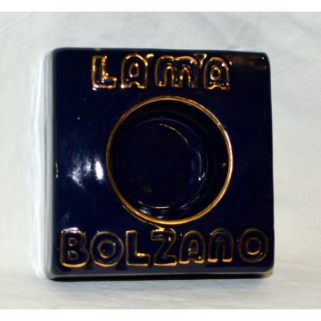 RARO POSACENERE CERAMICA 1940 LAMA BOLZANO LAMETTE ROBBIA GUALDO TADINO VINTAGE