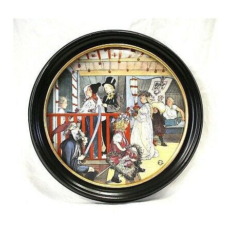 ANTICO PIATTO Ceramica Carl Larsson ROYAL COPENAGHEN PORCELAIN DENMARK '900