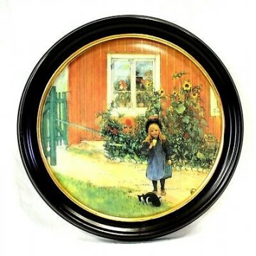 ANTICO PIATTO Ceramica Carl Larsson ROYAL COPENAGHEN PORCELAIN DENMARK '900