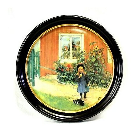 ANTICO PIATTO Ceramica Carl Larsson ROYAL COPENAGHEN PORCELAIN DENMARK '900