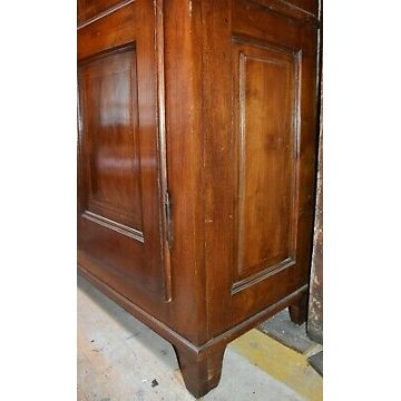 ANTICO ARMADIO INTARSIATO GUARDAROBA LOMBARDO NOCE epoca 1800 ANCIENT WARDROBE