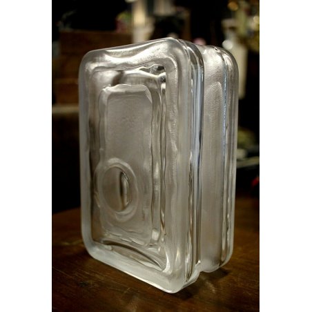VASO CRISTALLO DESIGN Di Cambio Arnolfo META' 900 VETRO GLASS VASE SCULPTURE  