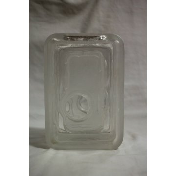 VASO CRISTALLO DESIGN Di Cambio Arnolfo META' 900 VETRO GLASS VASE SCULPTURE  