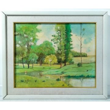 Dipinto G. BELLONI, Paesaggio