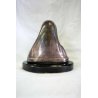 SCULTURA RAME ARGENTATO Madonna VERGINE MARIA DECO' SCULPTURE VIRGIN MARY 