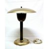 LAMPADA SCRIVANIA DESIGN ART DECO' TABLE LAMP FUNGO METALLO OTTONATO primi '900