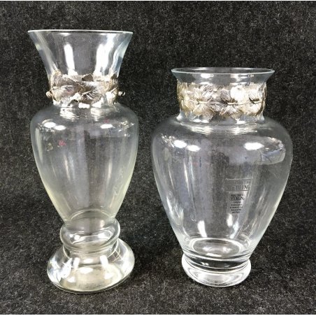 Coppia di vasi Maria Cristina Sterling, argento 925