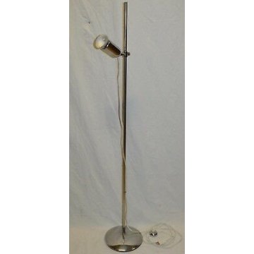 LAMPADA DA TERRA CROMATA VINTAGE anni 70 DESIGN Reggiani PIANTANA FLOOR LAMP ART