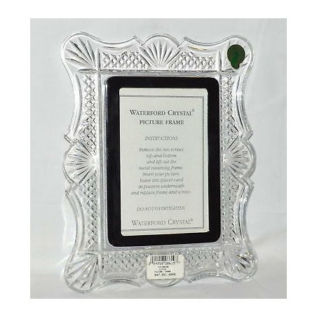 CORNICE PORTAFOTO CRISTALLO SCATOLA WATERFORD CRYSTAL PICTURE FRAME RITRATTO OLD
