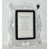 CORNICE PORTAFOTO CRISTALLO SCATOLA WATERFORD CRYSTAL PICTURE FRAME RITRATTO OLD