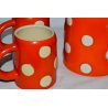 ANTICO SET 5pz CERAMICA BROCCA TAZZE CALICI DESIGN Pucci Rometti Umbertide 1940