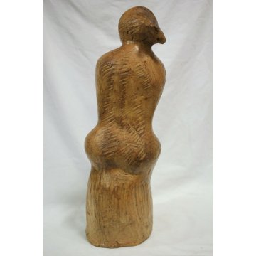 SCULTURA  Floriano Catanzaro MODERNA TERRACOTTA NUDO DI DONNA  META' 900 h36