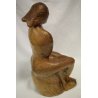 SCULTURA  Floriano Catanzaro MODERNA TERRACOTTA NUDO DI DONNA  META' 900 h36
