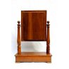 ANTICA PSICHE SPECCHIERA BASCULANTE da TAVOLO IMPERO LEGNO NOCE SPECCHIO '800