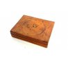 SCATOLA COFANETTO PORTAGIOIE SCRIGNO SCOMPARTI LEGNO SOUVENIR EPOCA anni '40/'50