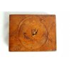 SCATOLA COFANETTO PORTAGIOIE SCRIGNO SCOMPARTI LEGNO SOUVENIR EPOCA anni '40/'50