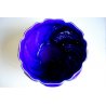 ANTICO CACHEPOT CERAMICA S.C. Richard BLU COBALTO DECORO FOGLIE D'ACANTO ORO 