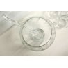 SERVIZIO 6 persone SET MACEDONIA SANGRIA PUNCH CRISTALLO MOLATO VINTAGE EPOCA '