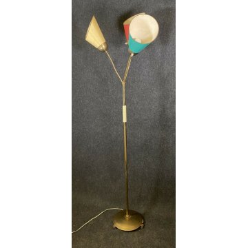 LAMPADA DA TERRA PIANTANA DESIGN ANNI 60 IN STILE GIUSEPPE OSTUNI VINTAGE 1960 