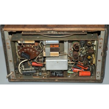 RARA ANTICA RADIO Allocchio Bacchini 519 epoca 1940 RADICA valvole COLLEZIONE