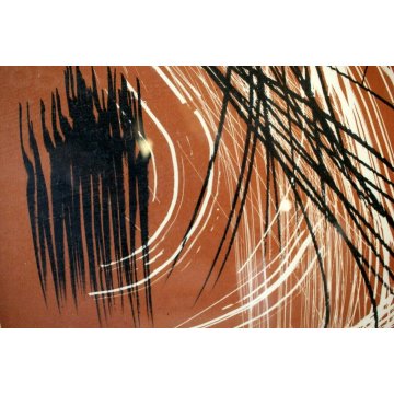 QUADRO STAMPA MULTIPLO NUMERATA 25/100 Hartung COMPOSIZIONE ASTRATTA COLORE
