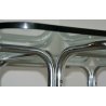 TAVOLO DESIGN Guido Faleschini VETRO ACCIAIO anni 70 VINTAGE GLASS DINING TABLE