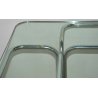 TAVOLO DESIGN Guido Faleschini VETRO ACCIAIO anni 70 VINTAGE GLASS DINING TABLE