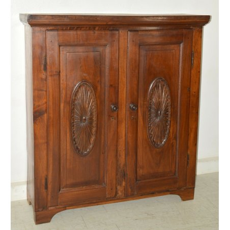 ANTICA CREDENZA IMPERO epoca 1800 LEGNO NOCE dispensa ANCIENT WOODEN FURNITURE