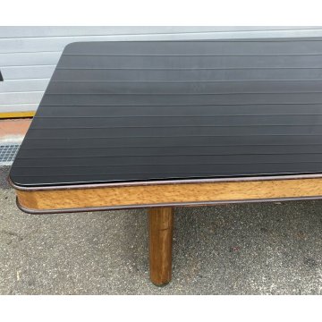 TAVOLO DA PRANZO DESIGN OSVALDO BORSANI MOBILE DECO ANNI 50 VINTAGE PALISSANDRO