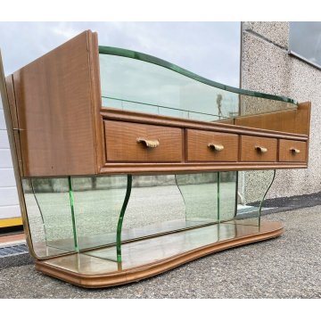 GRANDE PETINEUSE SPECCHIERA DESIGN FONTANA ARTE OSVALDO BORSANI ANNI 50 VINTAGE 