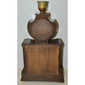 ANTICO OROLOGIO PENDOLO TEMPIO 1800 IMPERO CARIATIDE OLD TABLE PENDULUM CLOCK