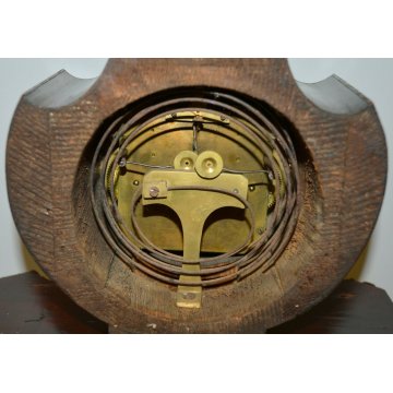 ANTICO OROLOGIO PENDOLO TEMPIO 1800 IMPERO CARIATIDE OLD TABLE PENDULUM CLOCK