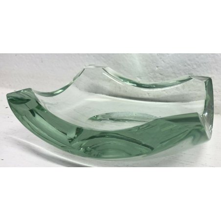 SVUOTA TASCHE ERWIN BURGER DESIGN ANNI 50 FONTANA ARTE MODELLO 2038 VERDE VETRO 