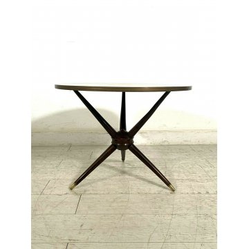 TAVOLO ROTONDO BASSO DA CENTRO VINTAGE ROUND SIDE TABLE COFFEE TABLE MID CENTURY