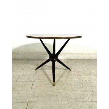 TAVOLO ROTONDO BASSO DA CENTRO VINTAGE ROUND SIDE TABLE COFFEE TABLE MID CENTURY