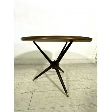 TAVOLO ROTONDO BASSO DA CENTRO VINTAGE ROUND SIDE TABLE COFFEE TABLE MID CENTURY