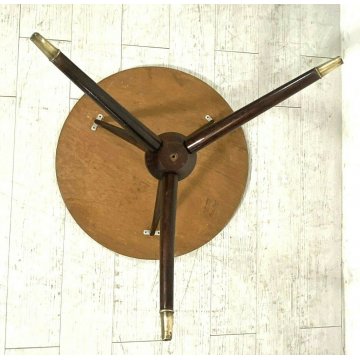 TAVOLO ROTONDO BASSO DA CENTRO VINTAGE ROUND SIDE TABLE COFFEE TABLE MID CENTURY