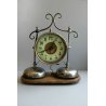 ANTICA SVEGLIA  A DOPPIA CAMPANA OROLOGIO DA TAVOLO TABLE CLOCK WATCH ART DECO'