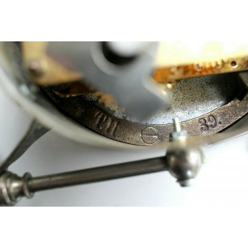 ANTICA SVEGLIA  A DOPPIA CAMPANA OROLOGIO DA TAVOLO TABLE CLOCK WATCH ART DECO'