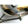 ANTICA SVEGLIA  A DOPPIA CAMPANA OROLOGIO DA TAVOLO TABLE CLOCK WATCH ART DECO'