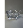 PORTACENERE SCULTURA CRISTALLO MOLATO CENDRIERE CRISTAL Daum France ASHTRAY