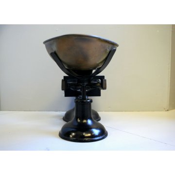 BILANCIA Victor England GHISA OTTONE PESI VINTAGE SCALE BLACK IRON BRASS WEIGHTS