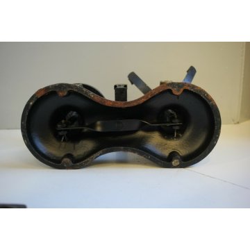 BILANCIA Victor England GHISA OTTONE PESI VINTAGE SCALE BLACK IRON BRASS WEIGHTS