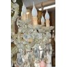 ANTICO LAMPADARIO Maria Teresa VETRO Murano 900 DORATO OLD GLASS HANGING LAMP