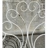 SET SALOTTO DA ESTERNO GIARDINO FERRO TAVOLO SEDIE DESIGN ANNI 40 VINTAGE FIORE