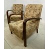 COPPIA POLTRONA ART DECO ARMCHAIR DESIGN SEDIA VINTAGE ANNI 20/30 SALA SALOTTO 