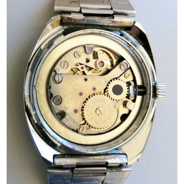 OROLOGIO polso di FORMA Starmaster VINTAGE anni 70 MECCANICO OLD RED WRISTWATCH