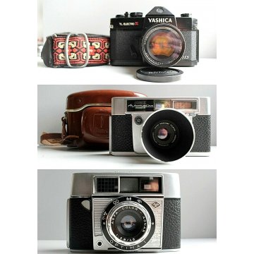 Lotto 3 FOTOCAMERA  ANALOGICA YASHICA TL ElectroX  AGFA optimaI DURST Automatica