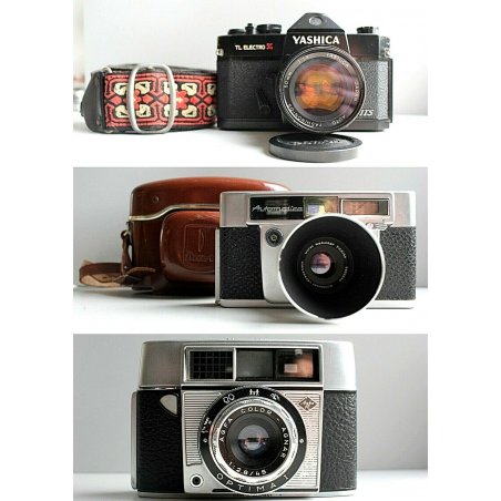 Lotto 3 FOTOCAMERA  ANALOGICA YASHICA TL ElectroX  AGFA optimaI DURST Automatica